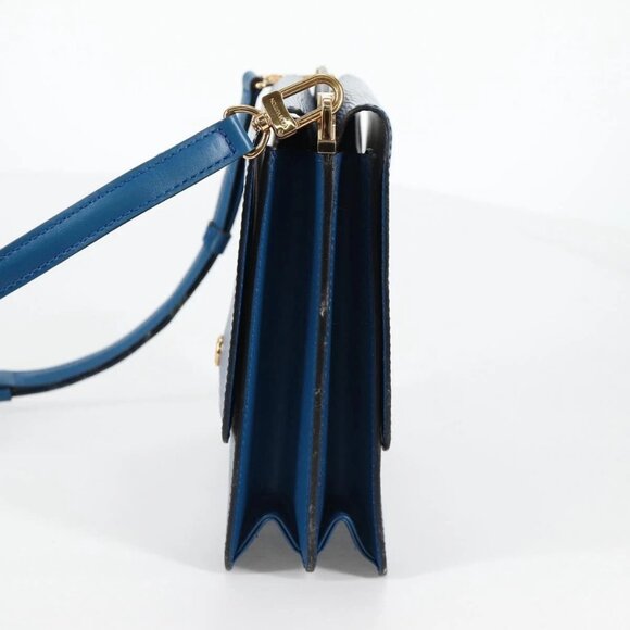 LOUIS VUITTON Epi Grenel Shoulder Bag Blue M52362 LV Auth yk19396 - Picture 5 of 16